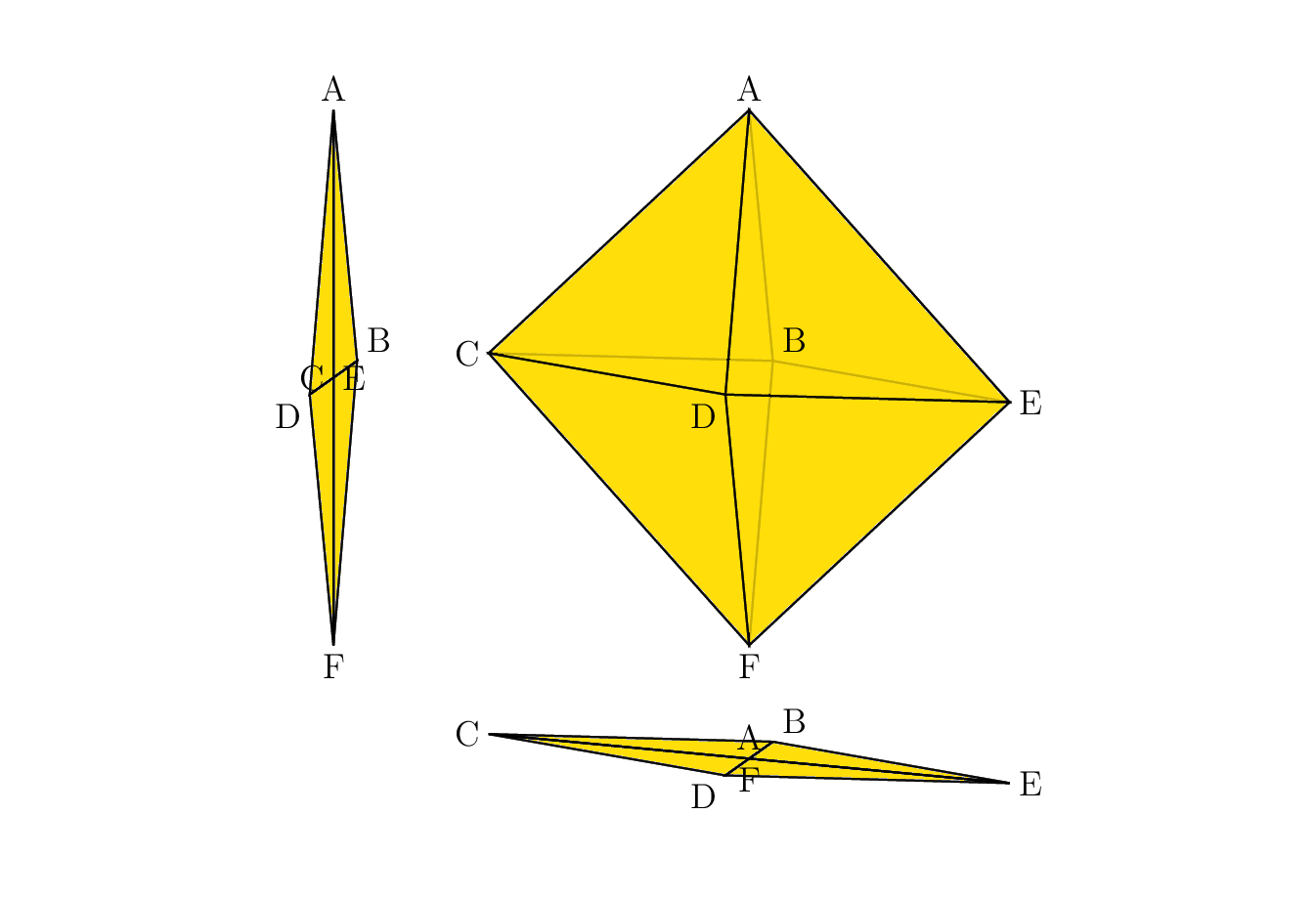 用 TiKZ 绘制空间几何的图形