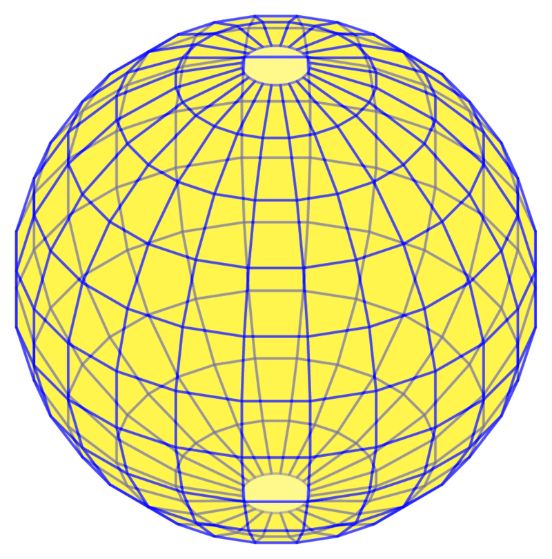 TiKZ 绘制不一样的圆球形