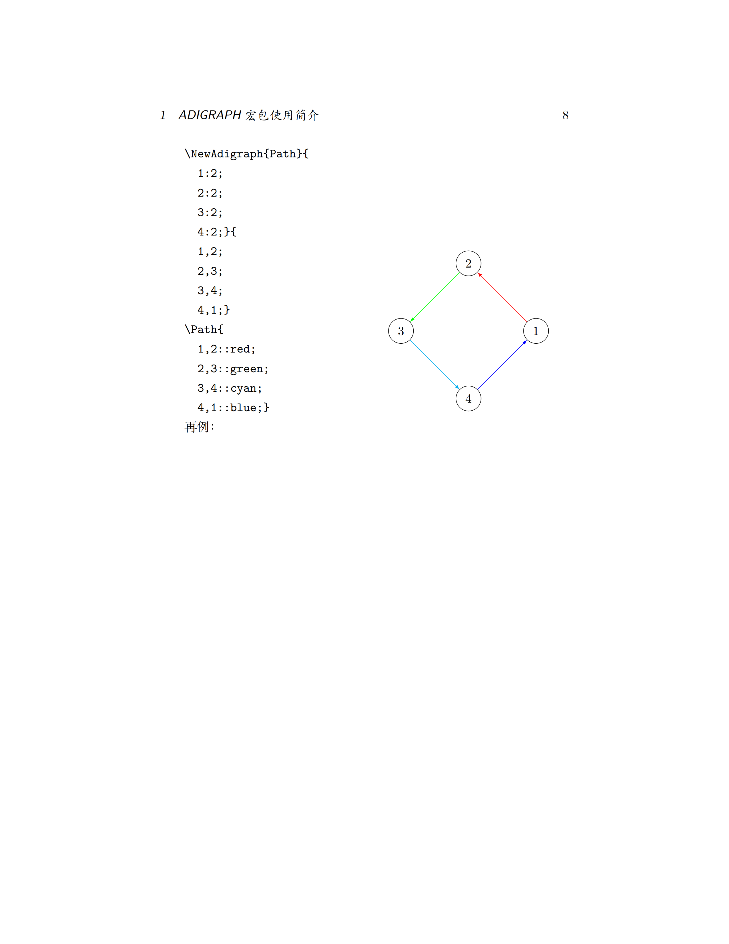 使用adigraph和dijkstra宏包绘制Dijkstra算法图