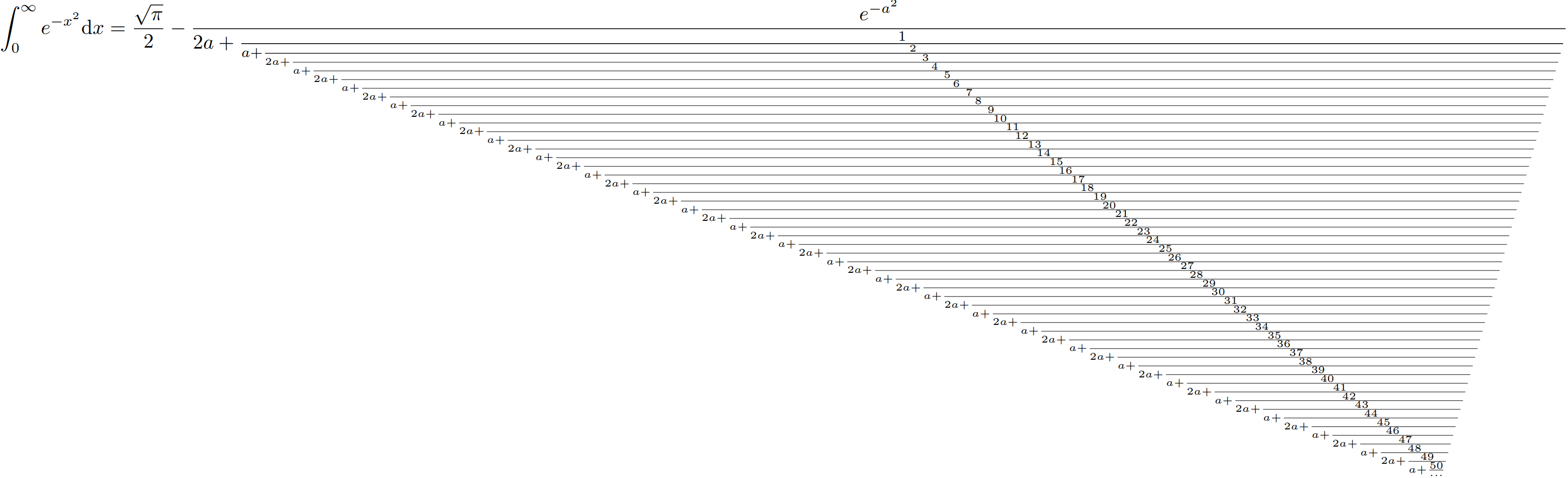 LaTeX3 实现一个简单的递归——拉马努金公式