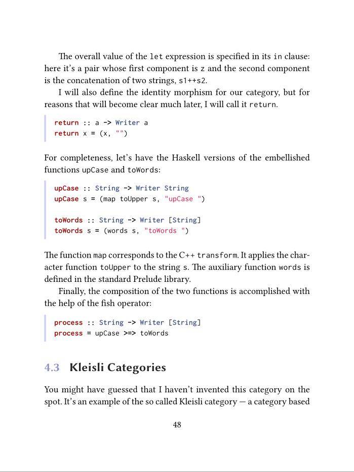 Category Theory for Programmers 书籍latex排版