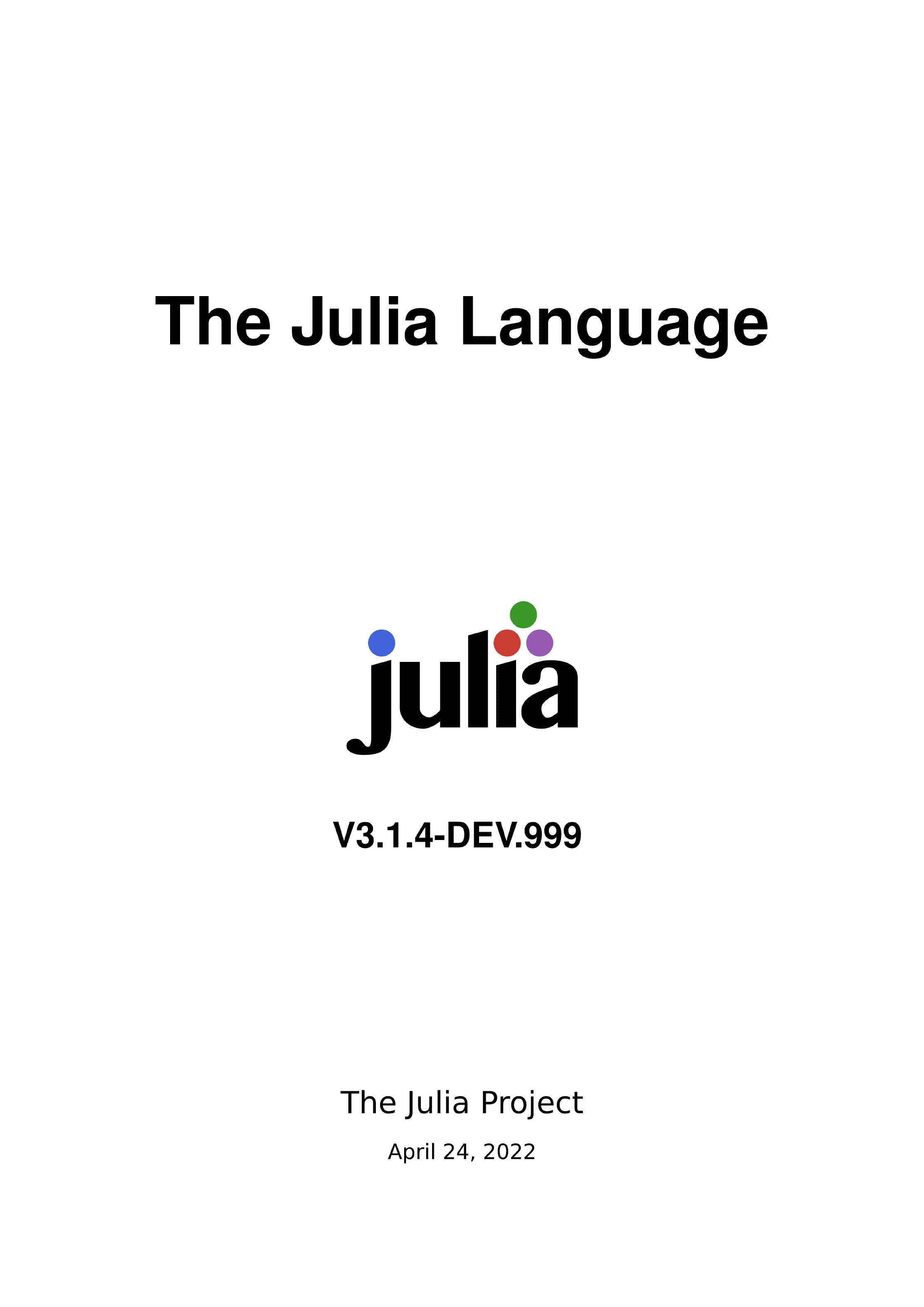 用 LaTeX 制作一个 julia 语言的书籍封面