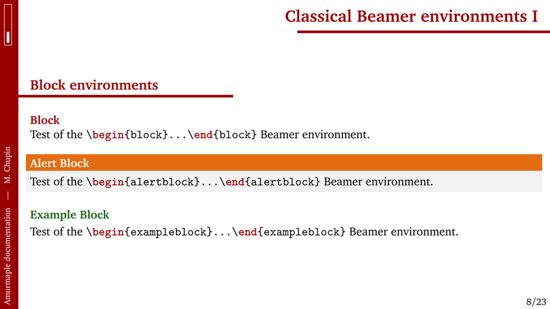 一个红蓝两配色的精致好看实用的 beamer 主题 - luaLaTeX 编译