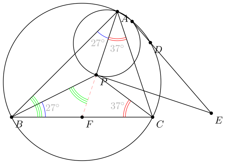 用tkz-euclide宏包绘制平面几何题示意图的另一方案