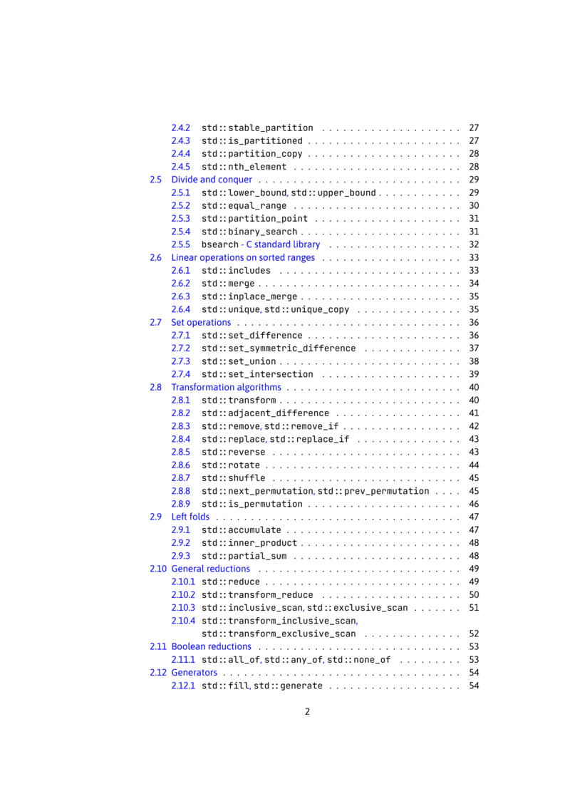 LaTeX 排版《A Complete Guide to Standard C++ Algorithms》- 标准 C++ 算法的完整指南