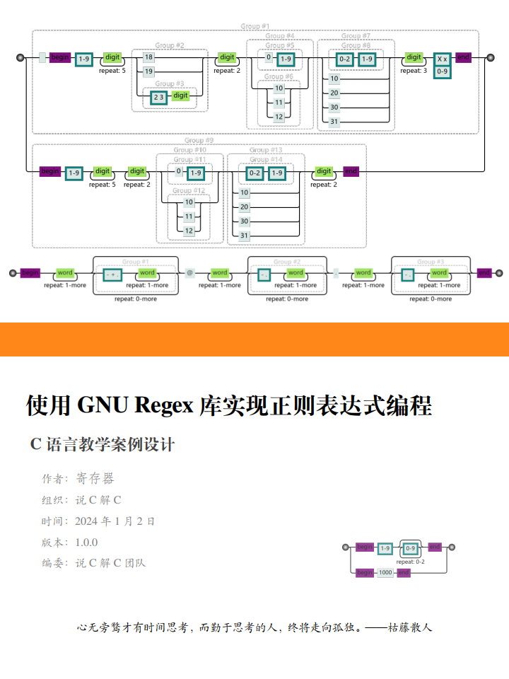 用LaTeX排版的ANSI C使用GNU Regex正则库案例(用codebox宏包排版代码盒子)