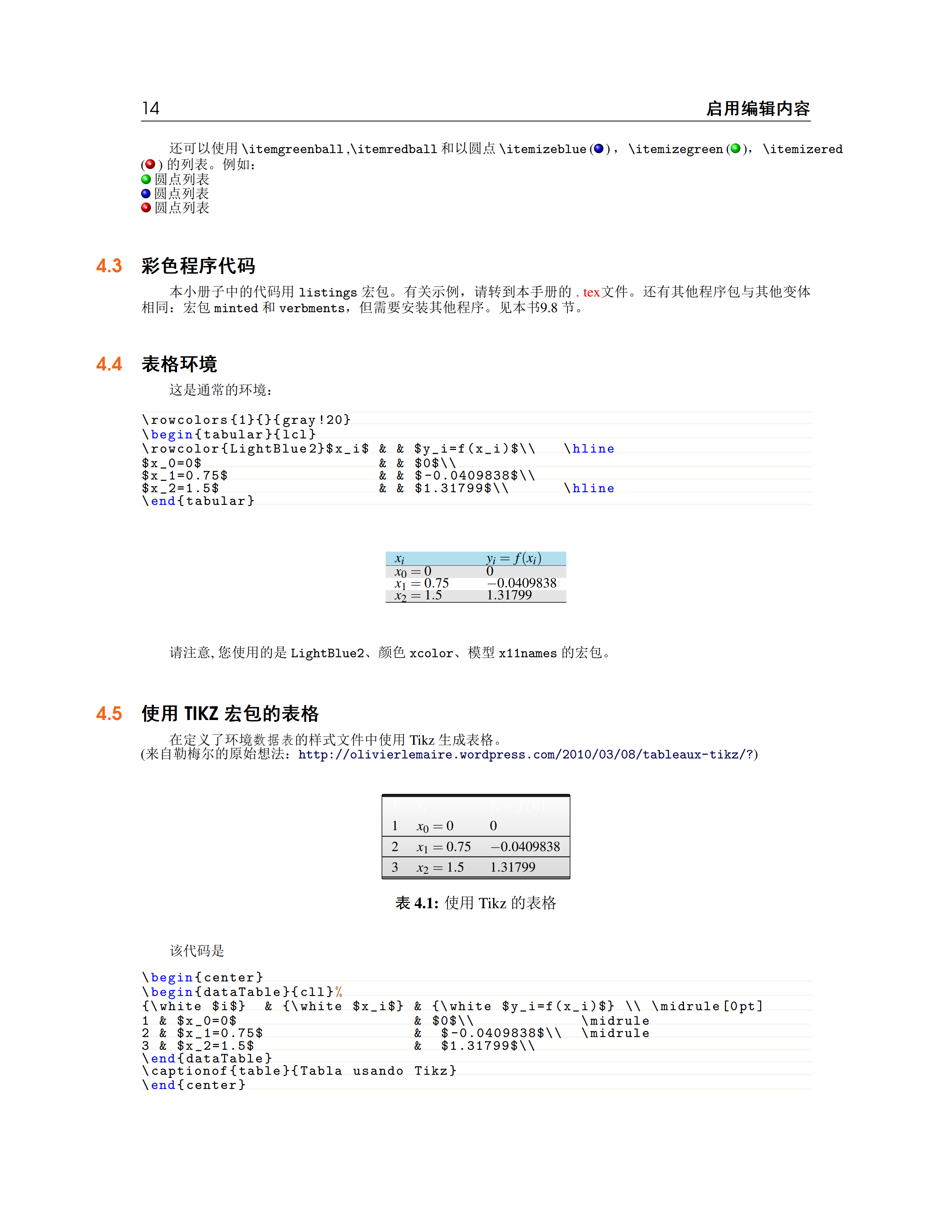 LaTeX 入门教程模板的中文汉化版本 - 潘老师